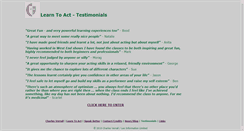 Desktop Screenshot of learntoact.co.uk